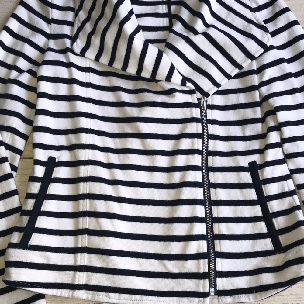 Striped GAP moto jacket - Picture 6 of 8